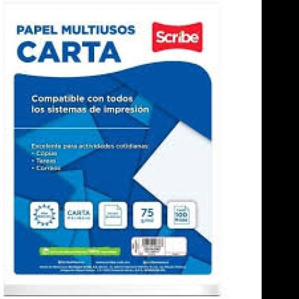 HOJA MULTIUSOS CTA. SCRIBE 5900 PAQ.C50H. BCO. 36K C.48